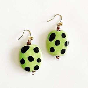 Fun polka-dot earrings